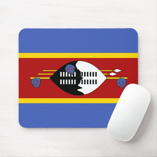 Vlag van Eswatini (Swaziland) Muismat (Met muis)