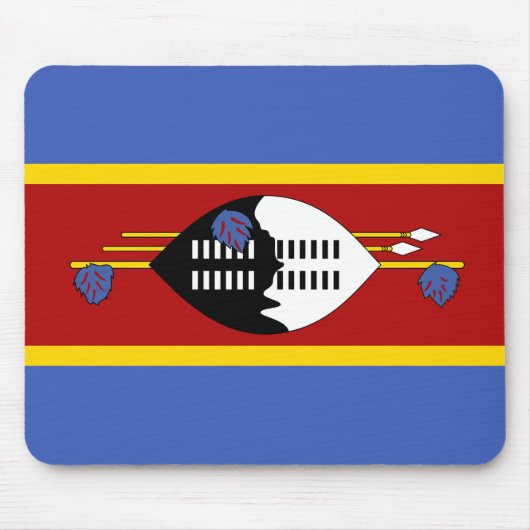 Vlag van Eswatini (Swaziland) Muismat (Voorkant)
