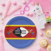 Vlag van Eswatini (Swaziland) Papieren Bordje (Feest)