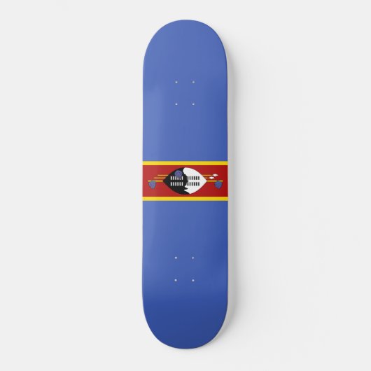 Vlag van Eswatini (Swaziland) Persoonlijk Skateboard (Voorkant)