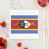 Vlag van Eswatini (Swaziland) Servet (Insitu)