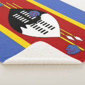 Vlag van Eswatini (Swaziland) Sherpa Deken (3/4)