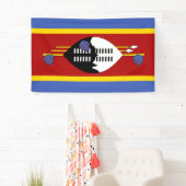 Vlag van Eswatini (Swaziland) Spandoek (Insitu)