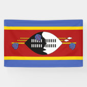 Vlag van Eswatini (Swaziland) Spandoek (Horizontaal)
