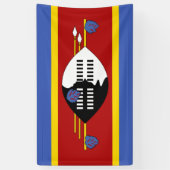 Vlag van Eswatini (Swaziland) Spandoek (Verticaal)