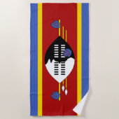 Vlag van Eswatini (Swaziland) Strandlaken (Voorkant)