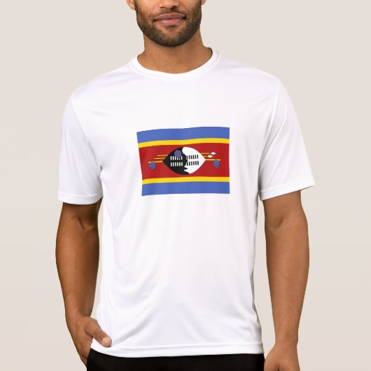 Vlag van Eswatini T-shirt (Voorkant)