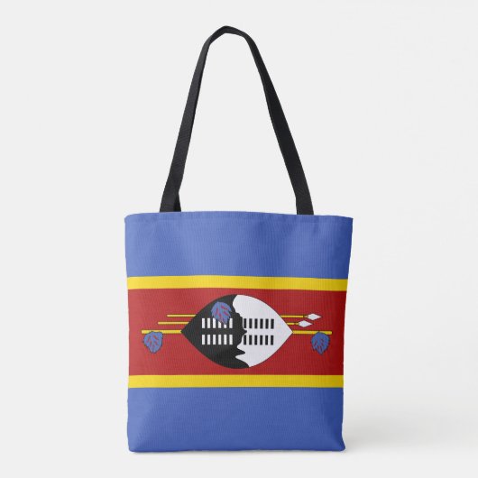 Vlag van Eswatini Tote Bag (Achterkant)