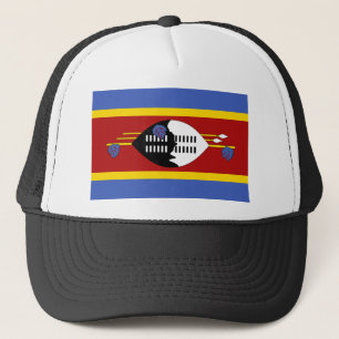 Vlag van Eswatini Trucker Pet