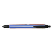 Vlag van Eswatini Zwarte Inkt Pen (Achterkant)