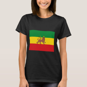 Vlag van Ethiopië (1897-1974) T-shirt