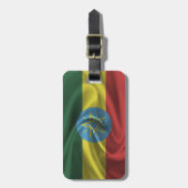 vlag van Ethiopië Bagagelabel (Voorkant verticaal)
