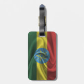 vlag van Ethiopië Bagagelabel (Achterkant verticaal)