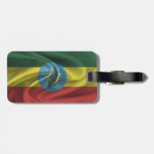 vlag van Ethiopië Bagagelabel (Achterkant horizontaal)