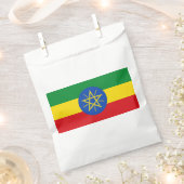 Vlag van Ethiopië Bedankzakje (Geknipt)