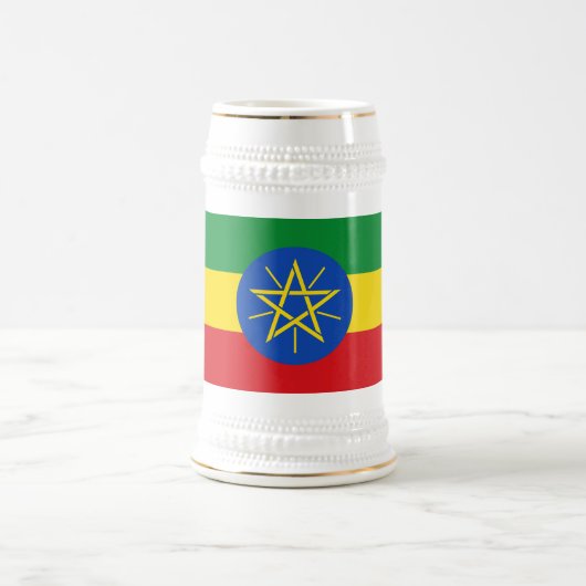Vlag van Ethiopië Bierpul (Center)