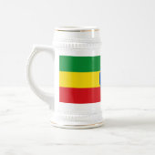 Vlag van Ethiopië Bierpul (Links)