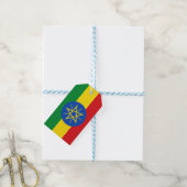 Vlag van Ethiopië Cadeaulabel (Met Touw)