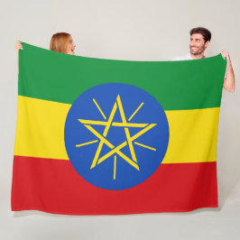 Vlag van Ethiopië Fleece Deken