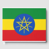 vlag van Ethiopië Gastenboek (Voorkant)