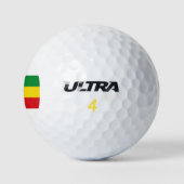 vlag van Ethiopië Golfballen (Logo)