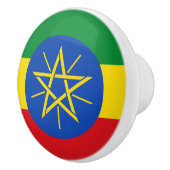 Vlag van Ethiopië Keramische Knop (Rechts)