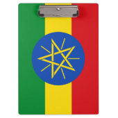 Vlag van Ethiopië Klembord (Voorkant)