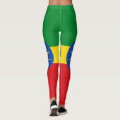 Vlag van Ethiopië Leggings (Achterkant)