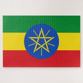 vlag van Ethiopië Legpuzzel