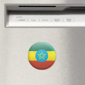 vlag van Ethiopië Magneet (Insitu (Vaatwasser))