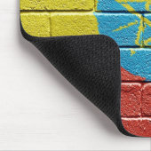 vlag van Ethiopië Muismat (Hoek)