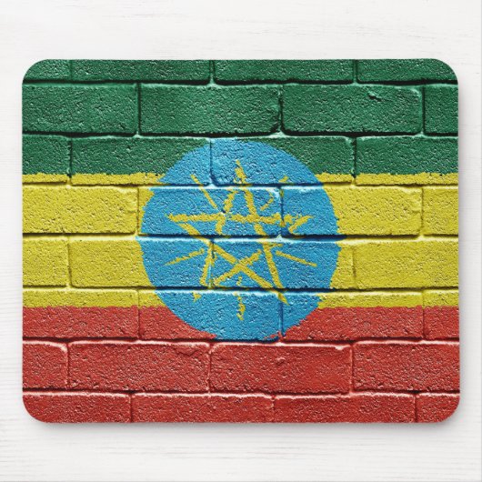 vlag van Ethiopië Muismat (Voorkant)