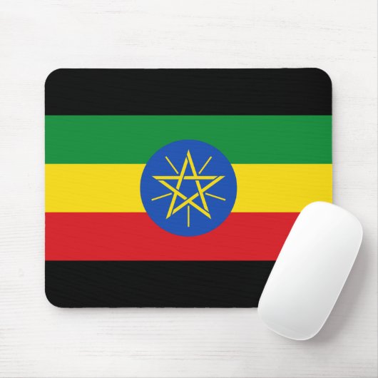vlag van Ethiopië Muismat (Met muis)