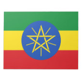 Vlag van Ethiopië Notitieblok (Voorkant)