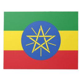 Vlag van Ethiopië Notitieblok