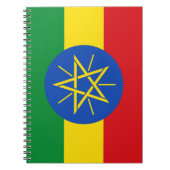 vlag van Ethiopië Notitieboek (Voorkant)
