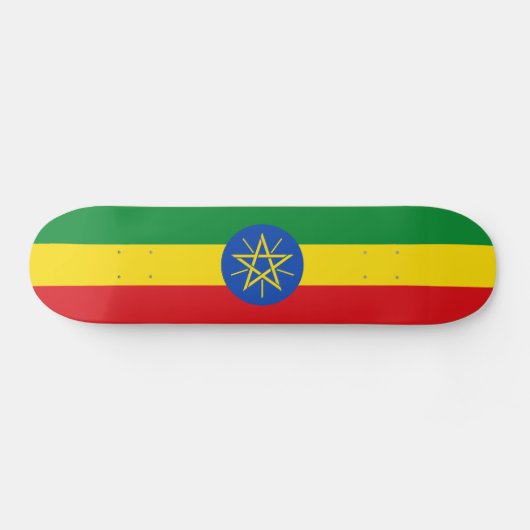 Vlag van Ethiopië Persoonlijk Skateboard (Horizontaal)