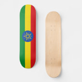 Vlag van Ethiopië Persoonlijk Skateboard (Voorkant)
