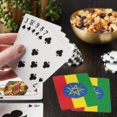 Vlag van Ethiopië Pokerkaarten (Insitu)