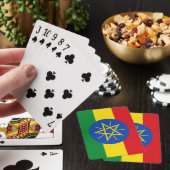 Vlag van Ethiopië Pokerkaarten (Insitu)