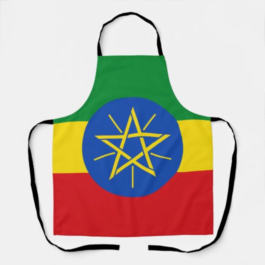 Vlag van Ethiopië Schort (Voorkant)