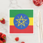 Vlag van Ethiopië Servet (Insitu)