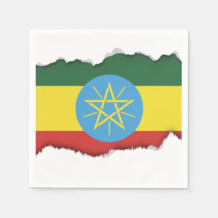 vlag van Ethiopië Servet