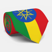 vlag van Ethiopië Stropdas (Opgerold)