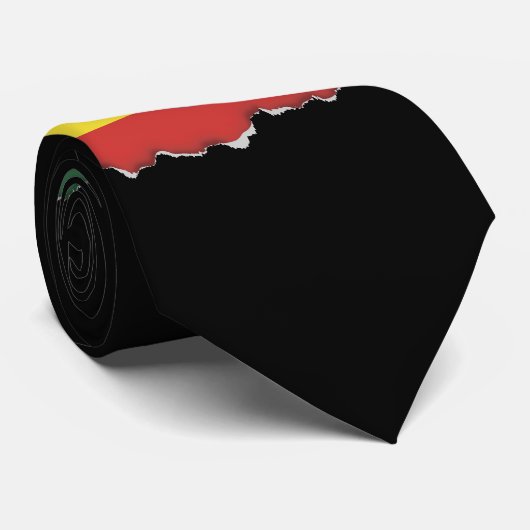 vlag van Ethiopië Stropdas (Opgerold)