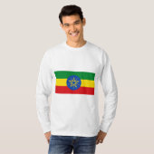 vlag van Ethiopië T-shirt (Voorkant volledig)