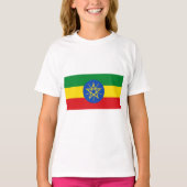 vlag van Ethiopië T-shirt (Voorkant)
