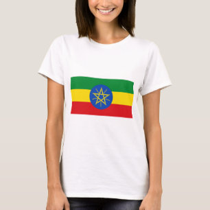 Vlag van Ethiopië T-shirt