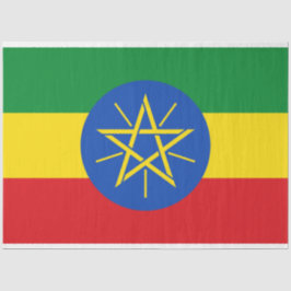 vlag van Ethiopië Tissuepapier