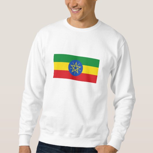 Vlag van Ethiopië Trui (Voorkant)